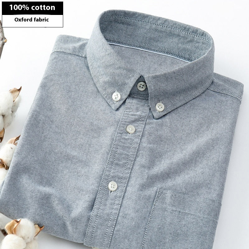 Men's Autumn Long-sleeved Casual Cotton Shirt