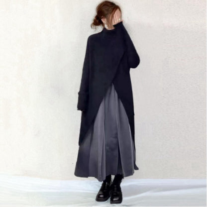 Women's Design High Slit Knitwear