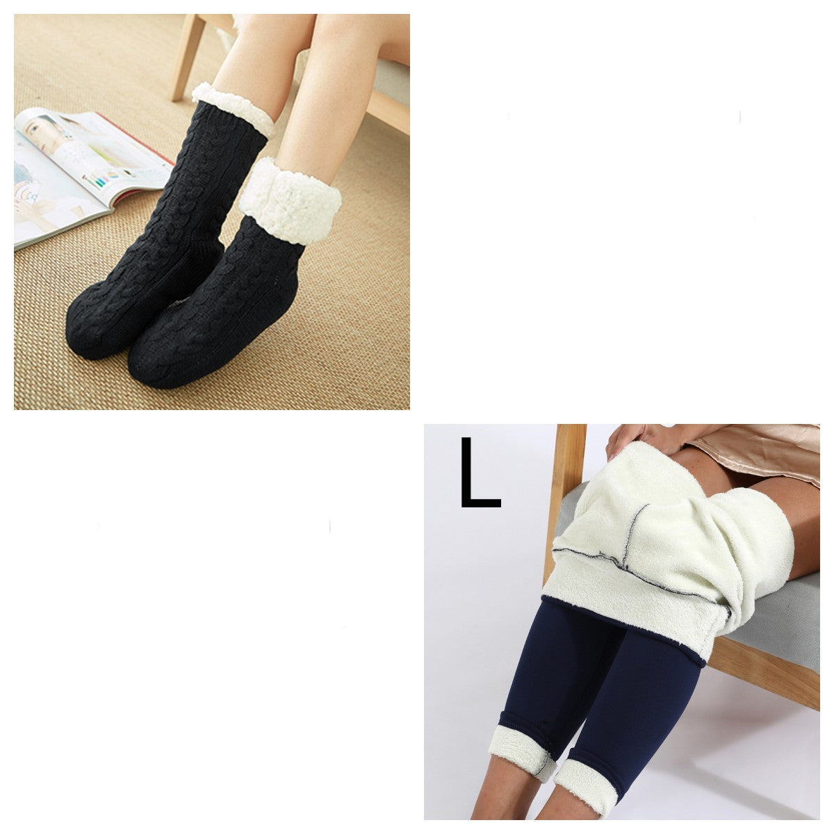 Socks Children Plush Floor Socks Home Slippers