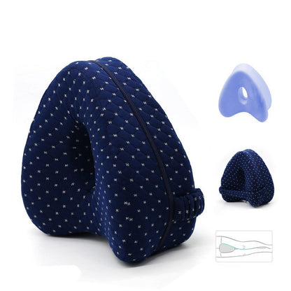 Leg Pillow – Heart-Shaped Memory Foam Contour Pillow for Side Sleepers, Hip, and Knee Support