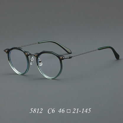 New Glasses 5812 Retro Glasses Rim Metal Optical Glasses