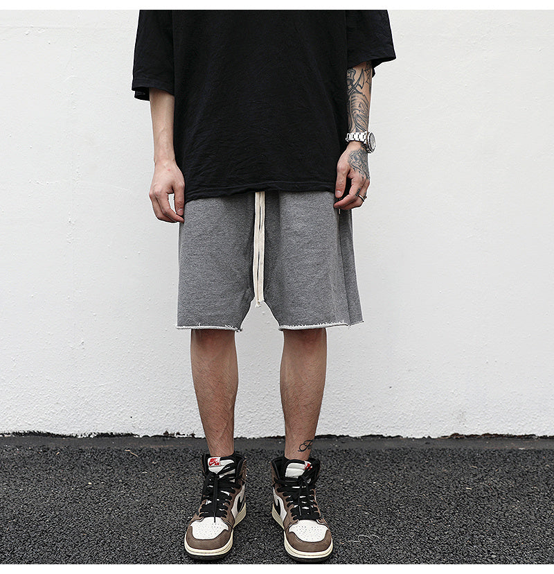 Terry Zippered Shorts