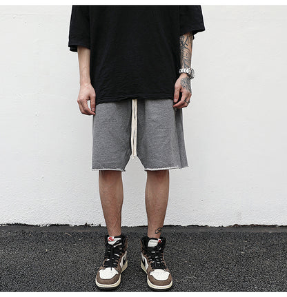 Terry Zippered Shorts