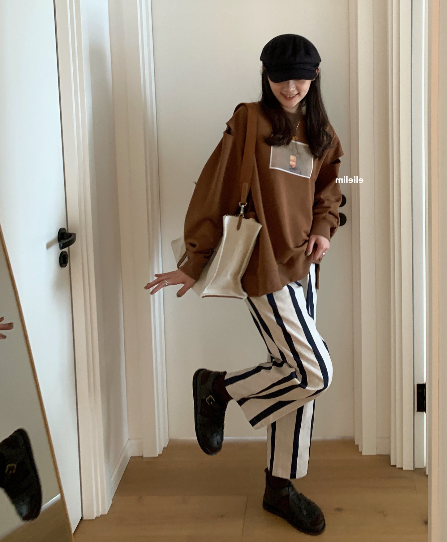 Fashion Waistcoat Printed Loose Casual Sweater