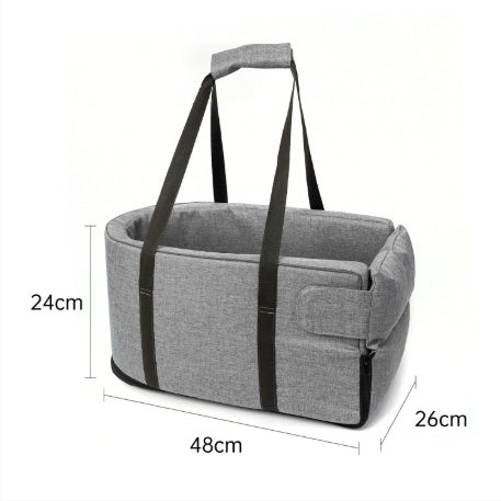 Dog Car Seat Pet Carrier Universal Armrest Box Nonslip Quilted Pet Car Carrier Bags For Small Dogs Outdoor Travel Pet Supplies