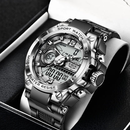 Dual Display Advanced Quartz Fashion Electronic Sports Watch