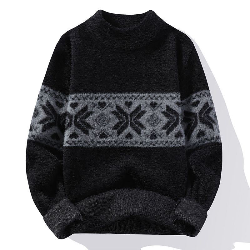 Half Turtleneck Knitwear Teen Fashion