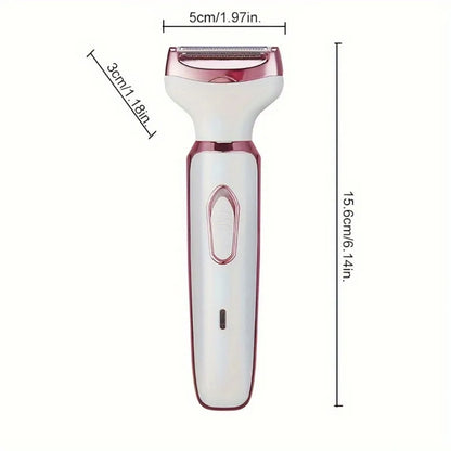 4 in 1 Electric Hair Removal Device Painless Epilator For Face Nose Legs and Underarm Bikini Trimmer Removal Shaver Cleaning Set