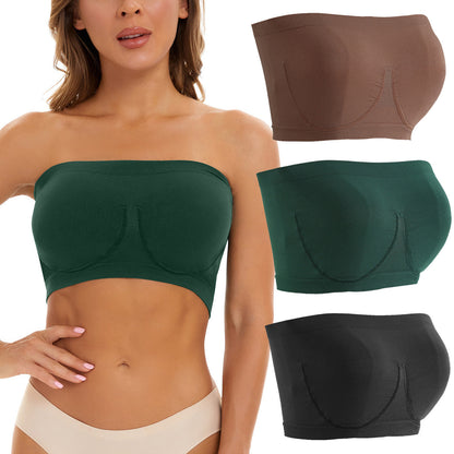 LOBBAY® - Strapless Bandeau Bra (Pack of 3)