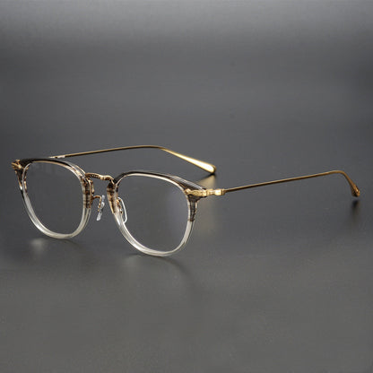 Myopia Male Trendy Round Transparent Glasses Frame