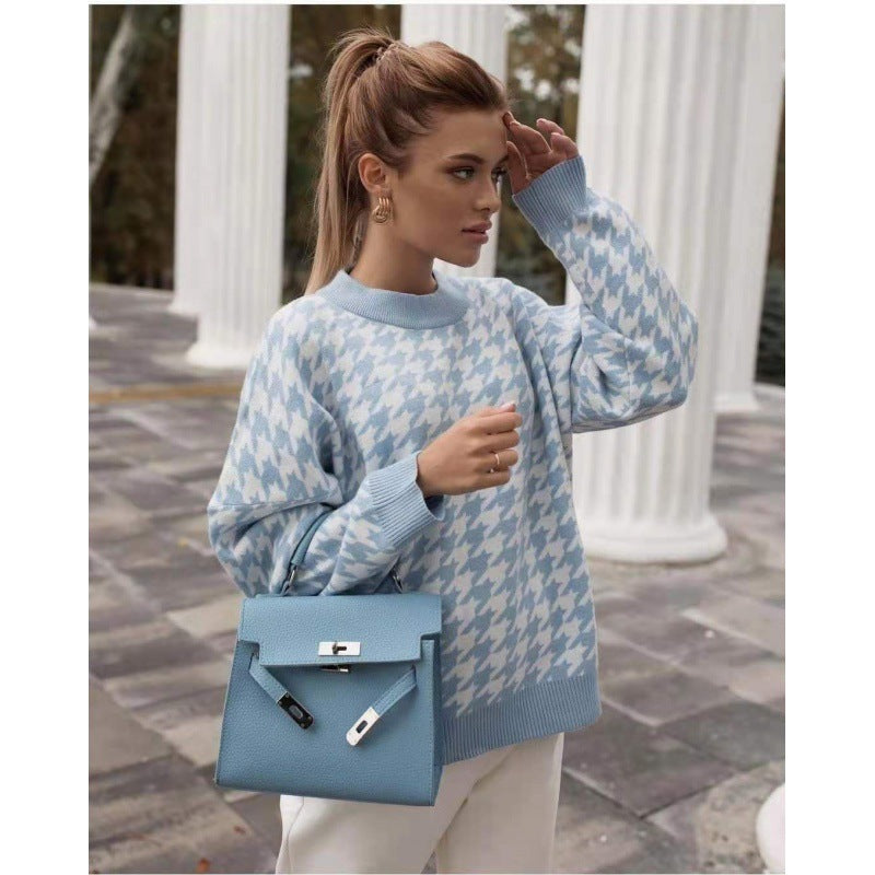 Turtleneck Loose Sweater Women's Knitwear