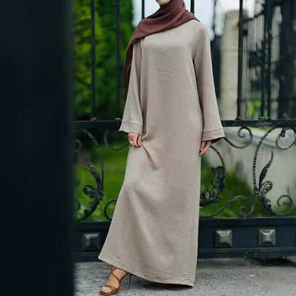 Muslim Female Dubai Turkey Fallwinter Dress