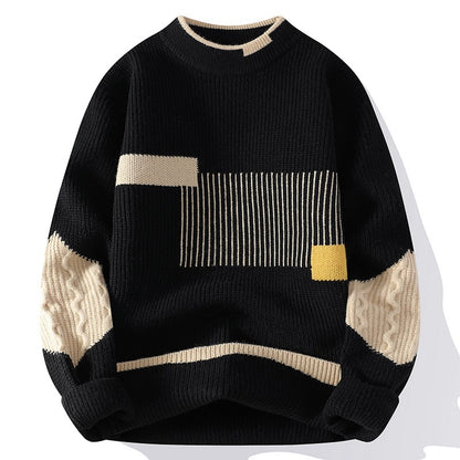 Fashion Colorblock Knitwear Winter