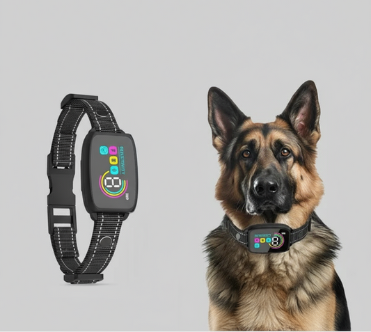 Smart Automatic Anti Barking Dog Collar | Rechargeable Bark Stopper Stop Barking HD Digital Display IP67 Waterproof Collar For Dogs Pet Products