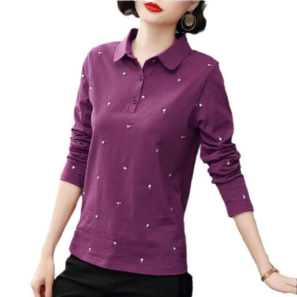 Women's Fashion Personality Polo Top