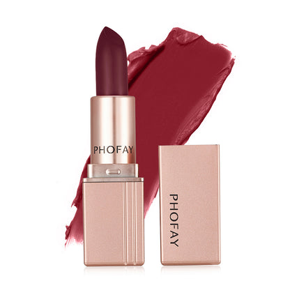 Waterproof Matte Lipstick – Long-Lasting, Highly Pigmented Velvet Finish Lip Color