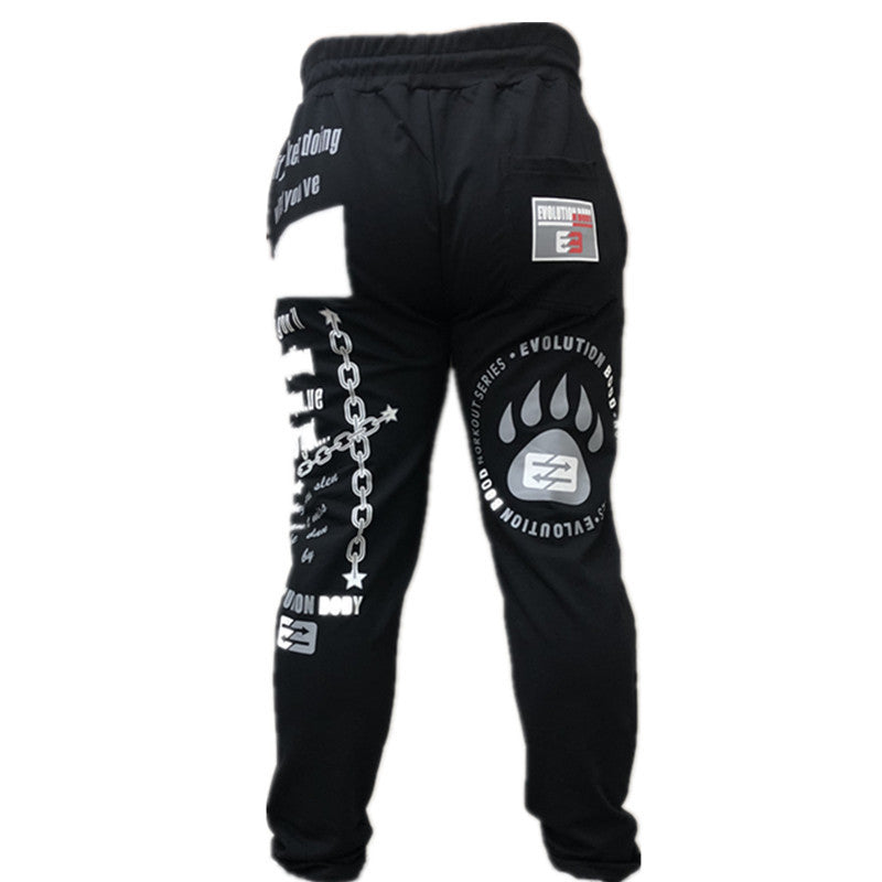 Men's Cotton Running Leisure Sports Pants