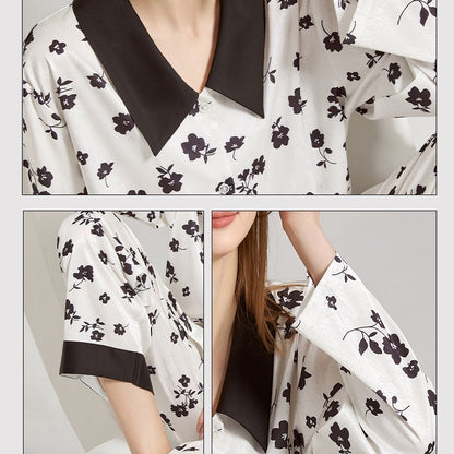 Summer Ice And Snow Silk Sleepwear Air Conditioning Room