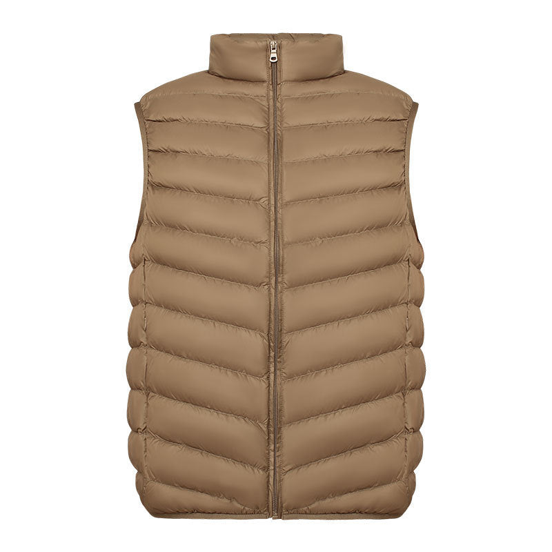 Men's Stand Collar Vest Thin