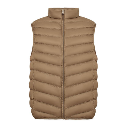 Men's Stand Collar Vest Thin