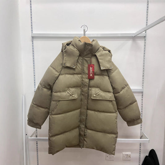Women's Down Cotton-padded Jacket Mid-length Winter