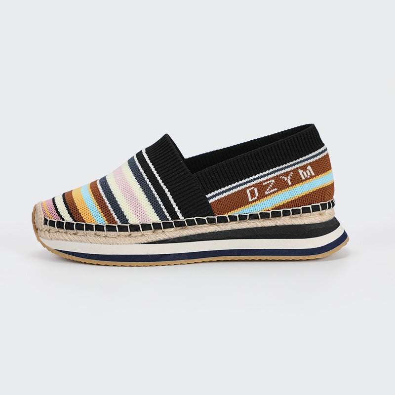 Womens Cotton And Linen Korean Casual Shoes