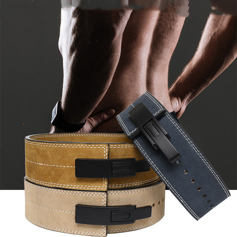 Sports Training Protection Cowhide Belt
