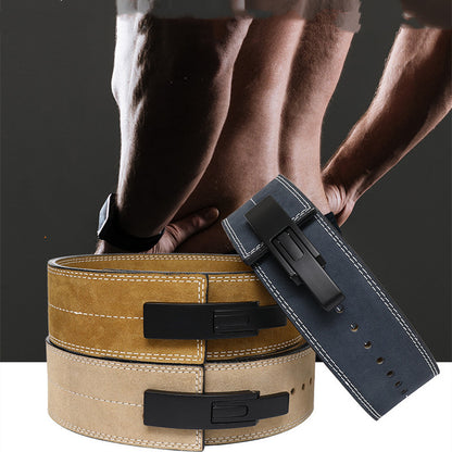 Sports Training Protection Cowhide Belt
