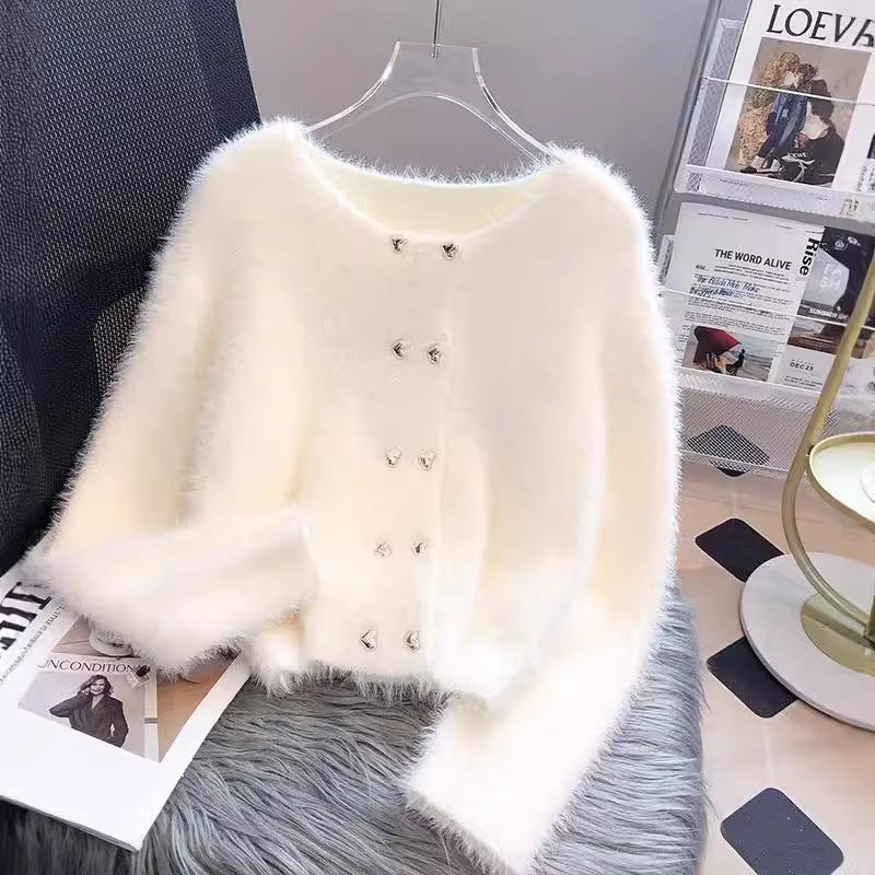 Knitted Cardigan Sweater Coat For Women