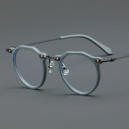 New Glasses 5812 Retro Glasses Rim Metal Optical Glasses