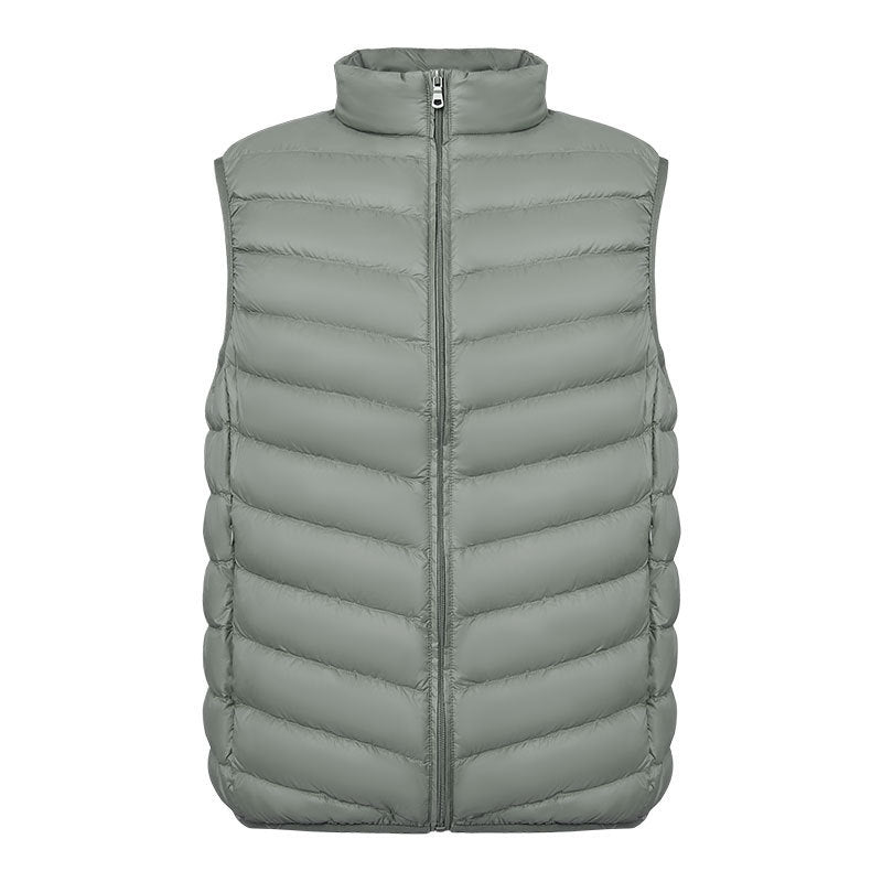 Men's Stand Collar Vest Thin