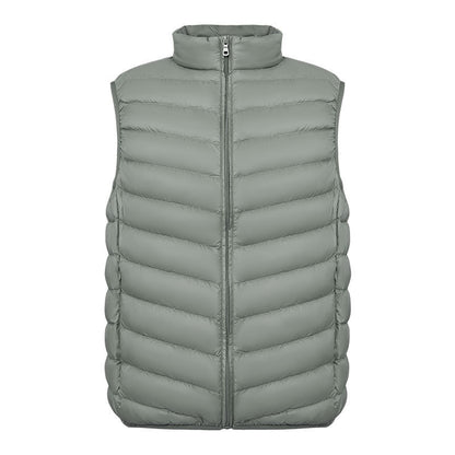 Men's Stand Collar Vest Thin