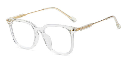 Anti-blue Light Plain Mirror TR90 Transparent Tide Glasses Stand