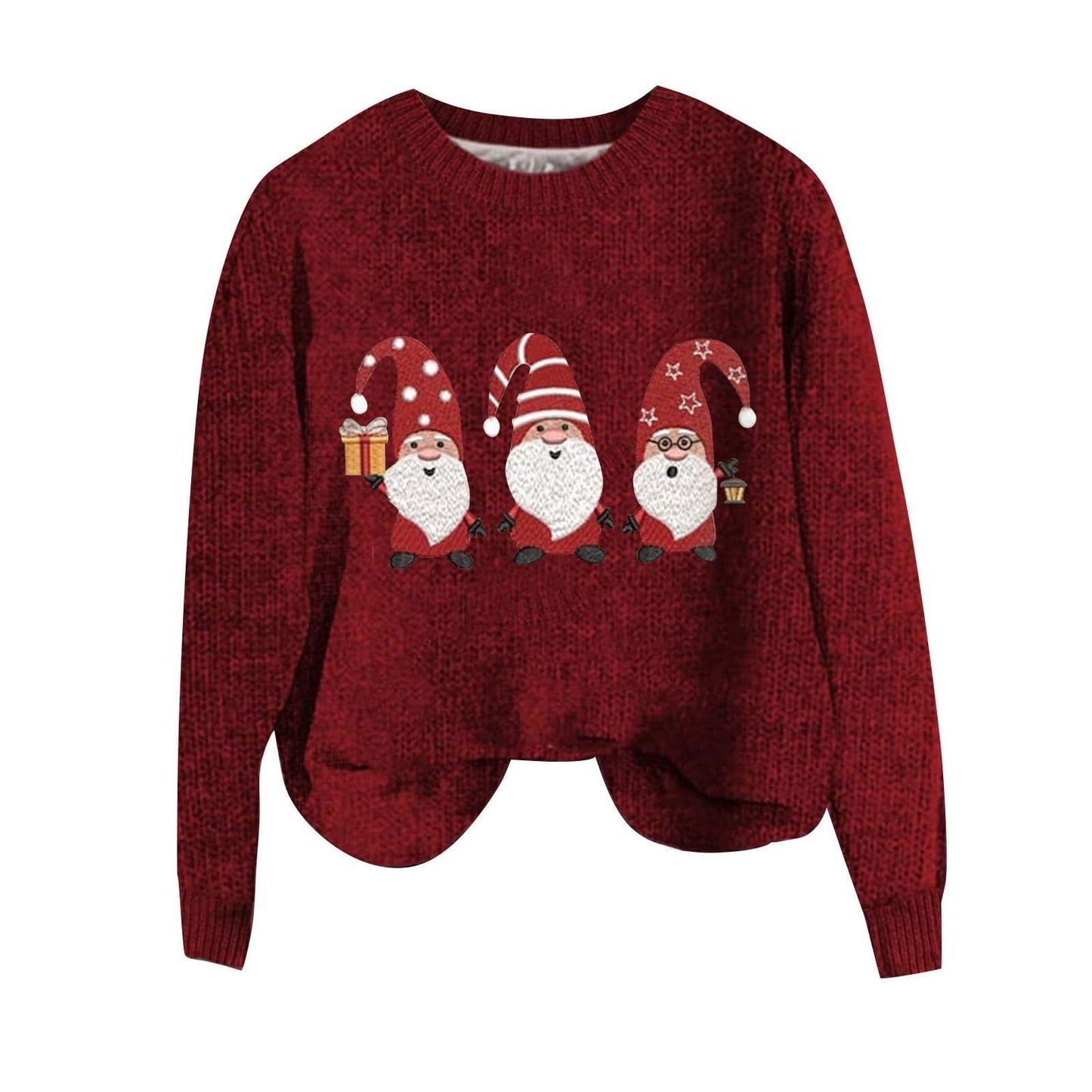 Creative Christmas Men's And Women's Loose Round Neck Sweater