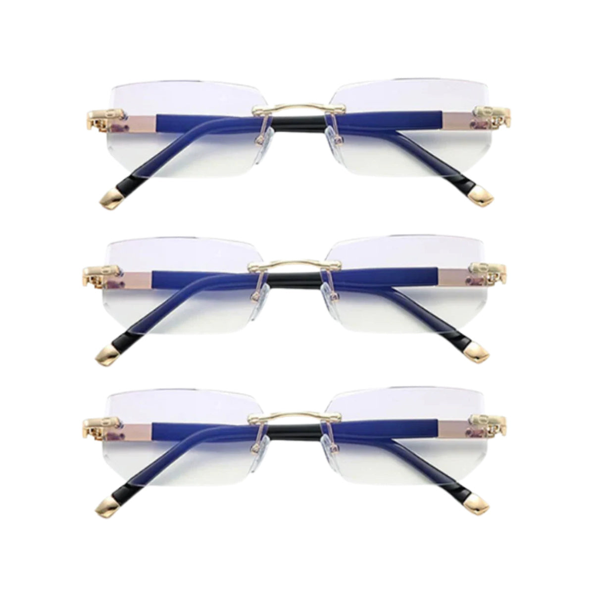 Frameless Older and Younger HD Reading Glasses