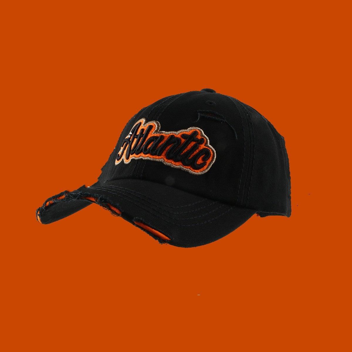 American Three-dimensional Embroidered Letter Baseball Hat
