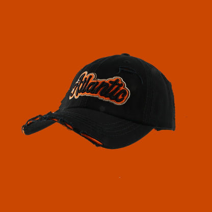 American Three-dimensional Embroidered Letter Baseball Hat