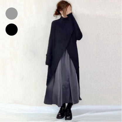 Women's Design High Slit Knitwear