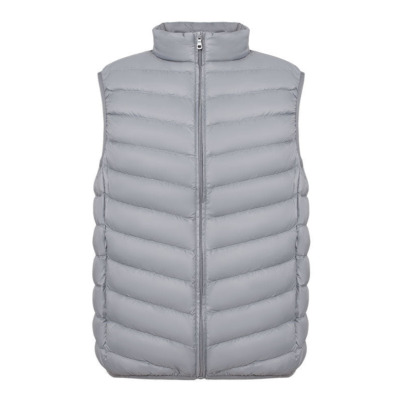 Men's Stand Collar Vest Thin