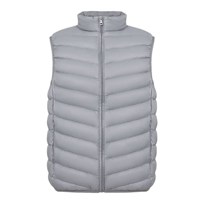 Men's Stand Collar Vest Thin