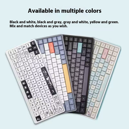 Good-looking Short Axis Mechanical Keyboard Wireless Bluetooth Mute Office Computer Keyboard