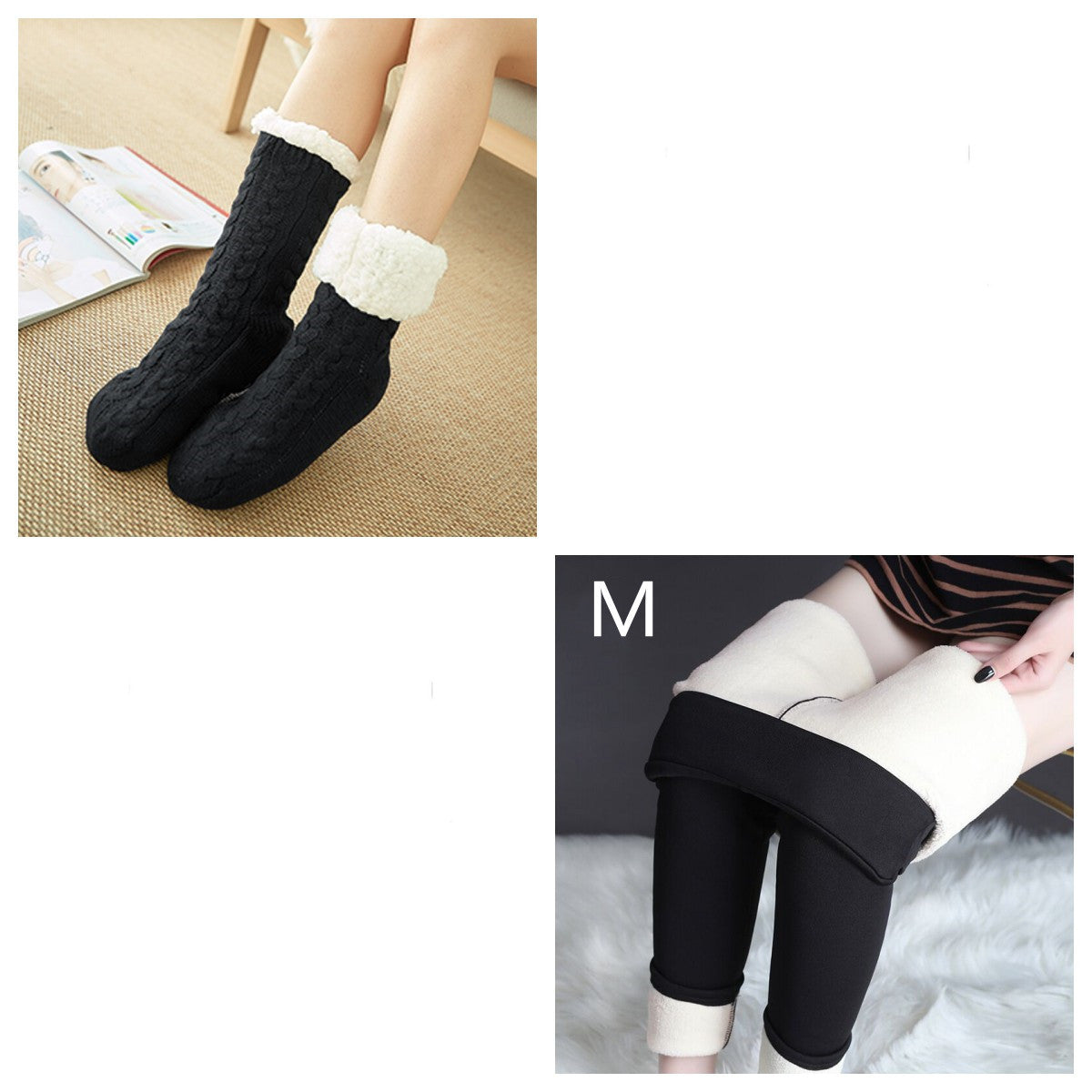 Socks Children Plush Floor Socks Home Slippers