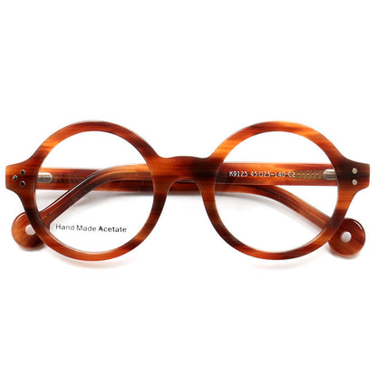 Fashion Personality Wood Stripe Glasses Frame