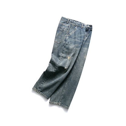 Fashion Retro Loose Harem Jeans Men