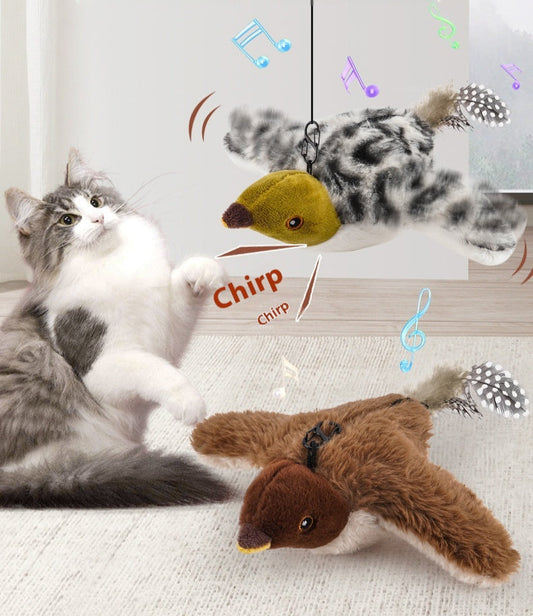 Cat Toy Electric Simulation Bird Rechargeable