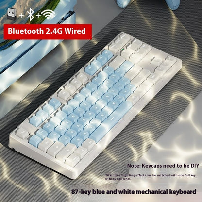 Office Game Wireless Bluetooth Three-model Mechanical Keyboard