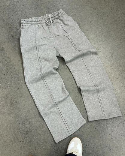 Men Stretch Rope Sweatpants Casual Trousers