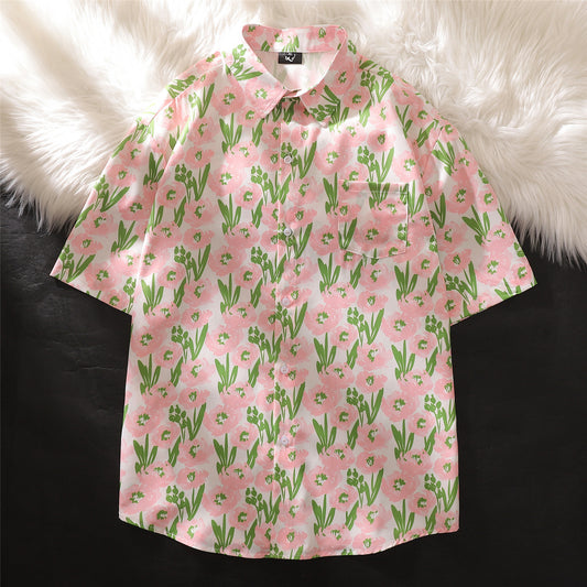 Outerwear Short-sleeved Shirt For Women Summer