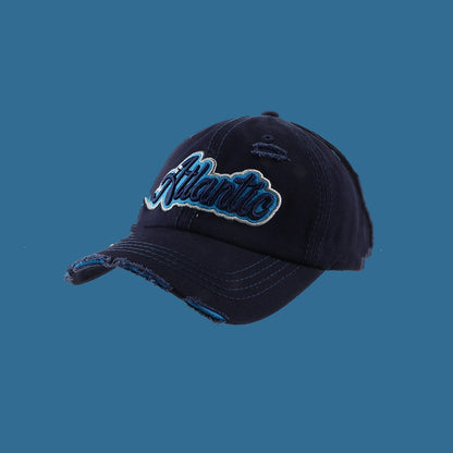 American Three-dimensional Embroidered Letter Baseball Hat