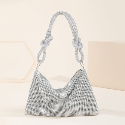 Diamond-embedded Full Diamond Evening Bag Women